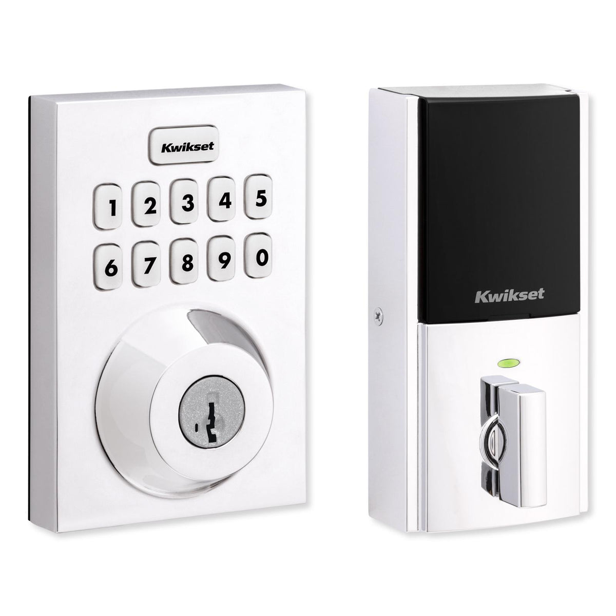 Kwikset Home Connect 620 Smart Lock, Z-Wave 700 Long Range, Contemporary with Deadbolt