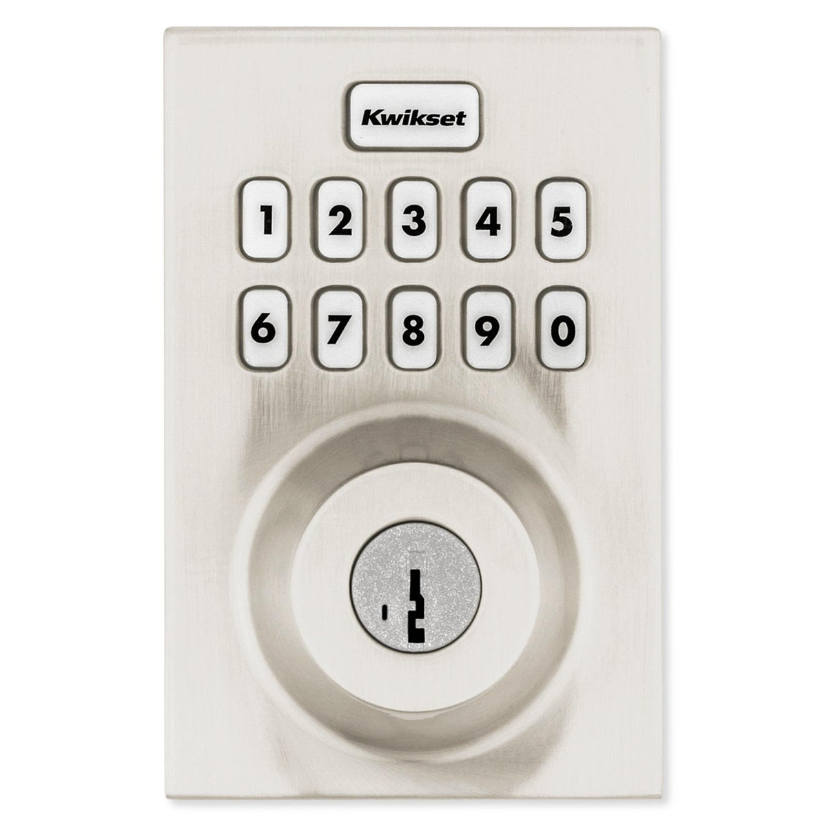 Kwikset Home Connect 620 Smart Lock, Z-Wave 700 Long Range, Contemporary with Deadbolt