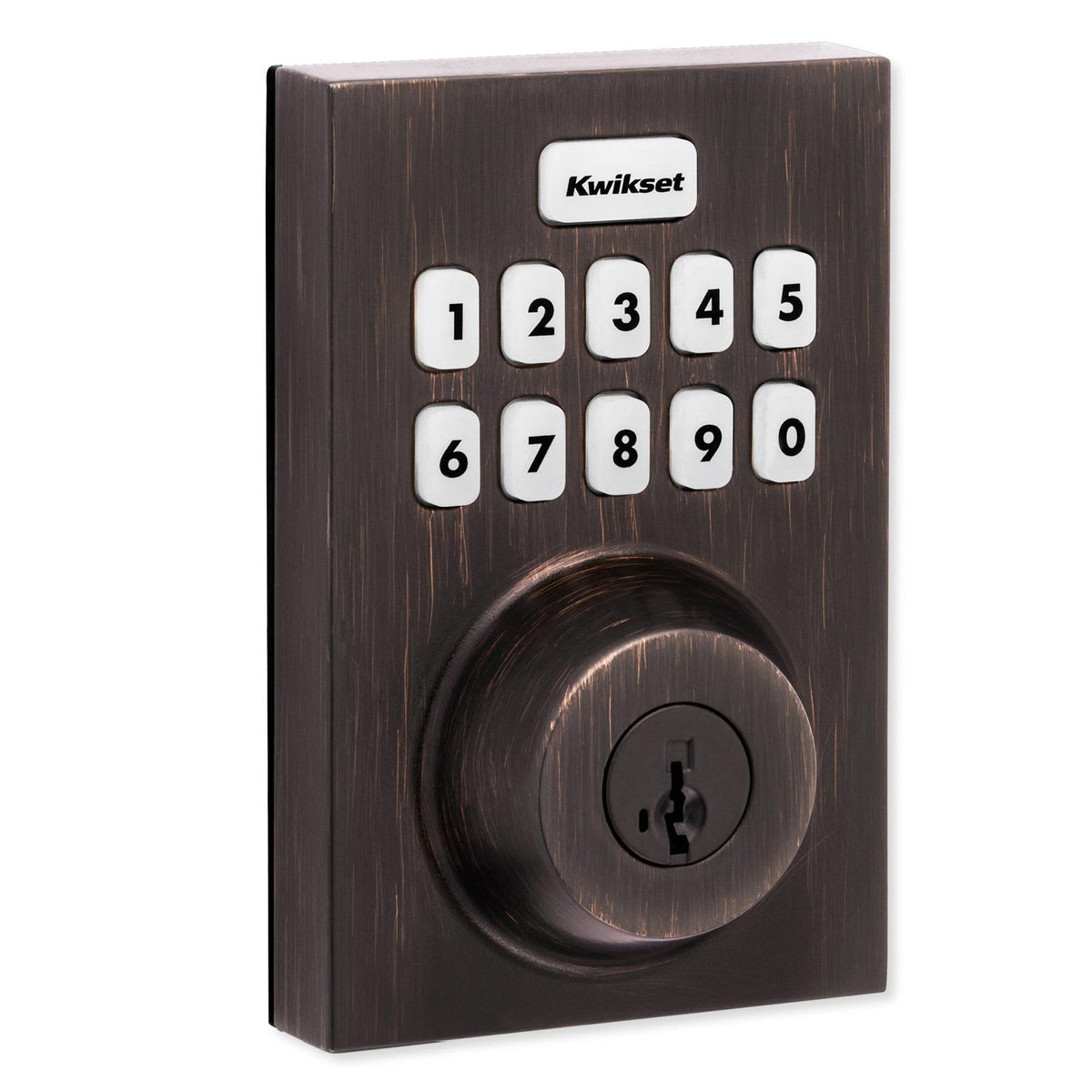 Kwikset Home Connect 620 Smart Lock, Z-Wave 700 Long Range, Contemporary with Deadbolt