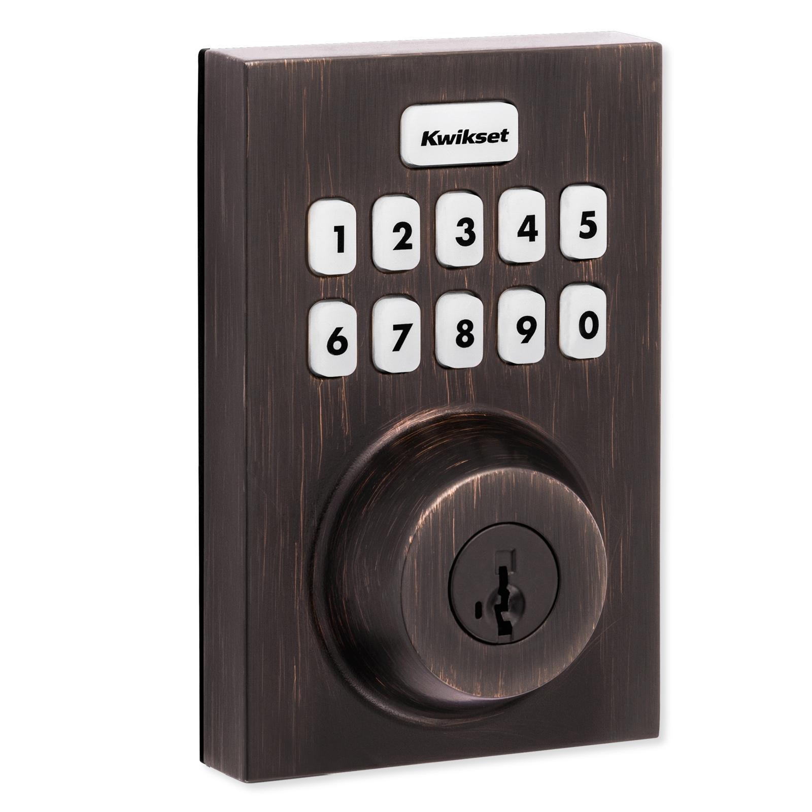 Kwikset Home Connect 620 Smart Lock, Z-Wave 700 Long Range, Contemporary with Deadbolt