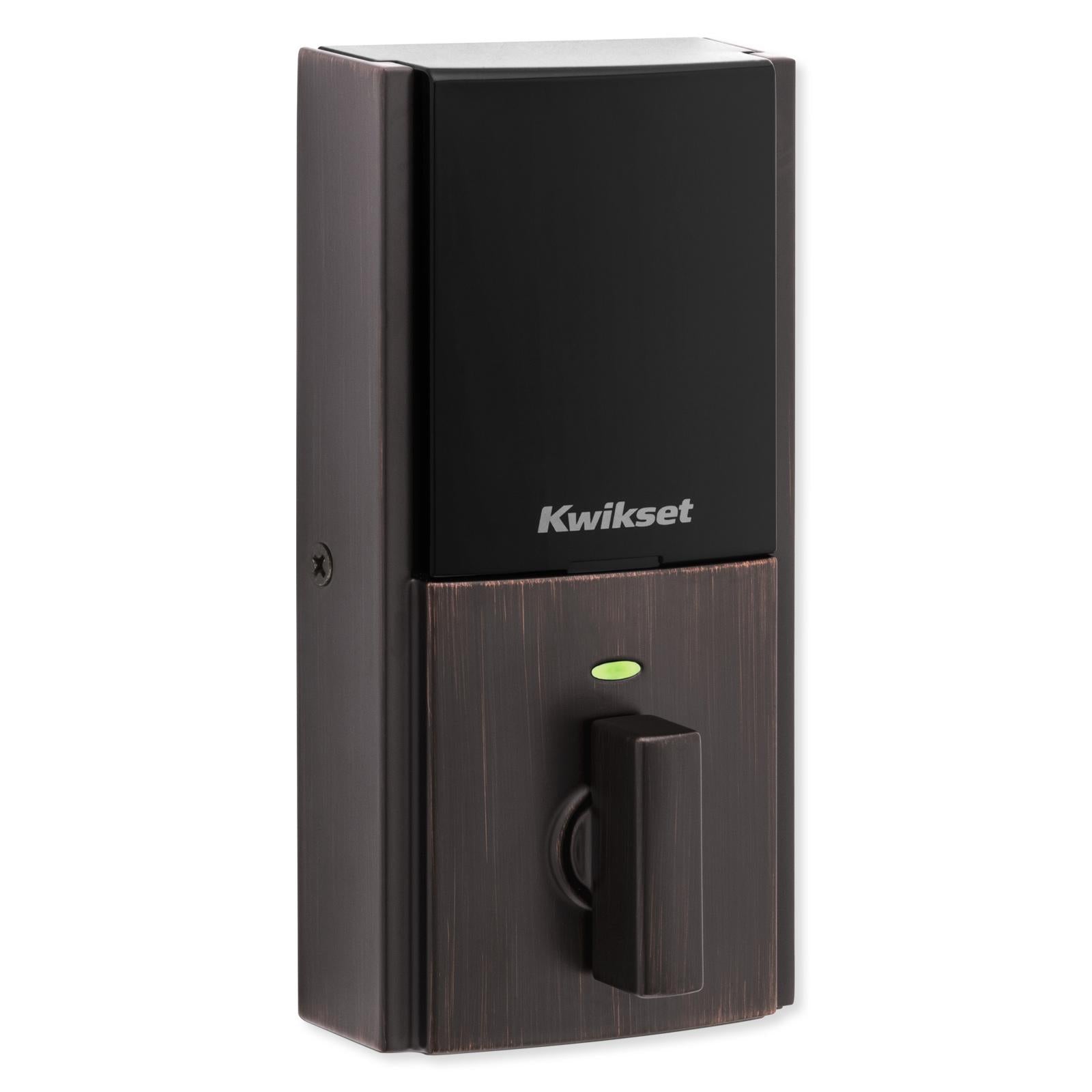Kwikset Home Connect 620 Smart Lock, Z-Wave 700 Long Range, Contemporary with Deadbolt
