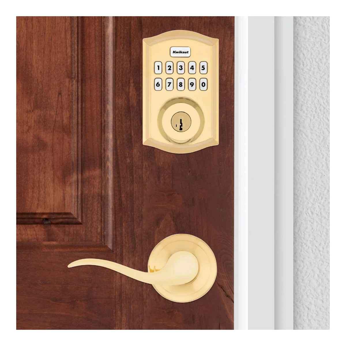 Kwikset Home Connect 620 Smart Lock, Z-Wave 700 Long Range, Traditional with Deadbolt