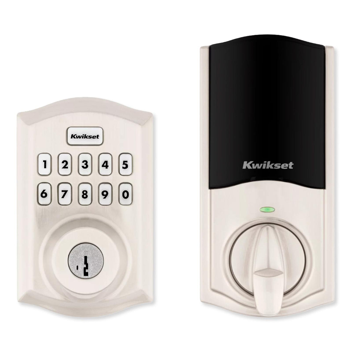 Kwikset Home Connect 620 Smart Lock, Z-Wave 700 Long Range, Traditional with Deadbolt