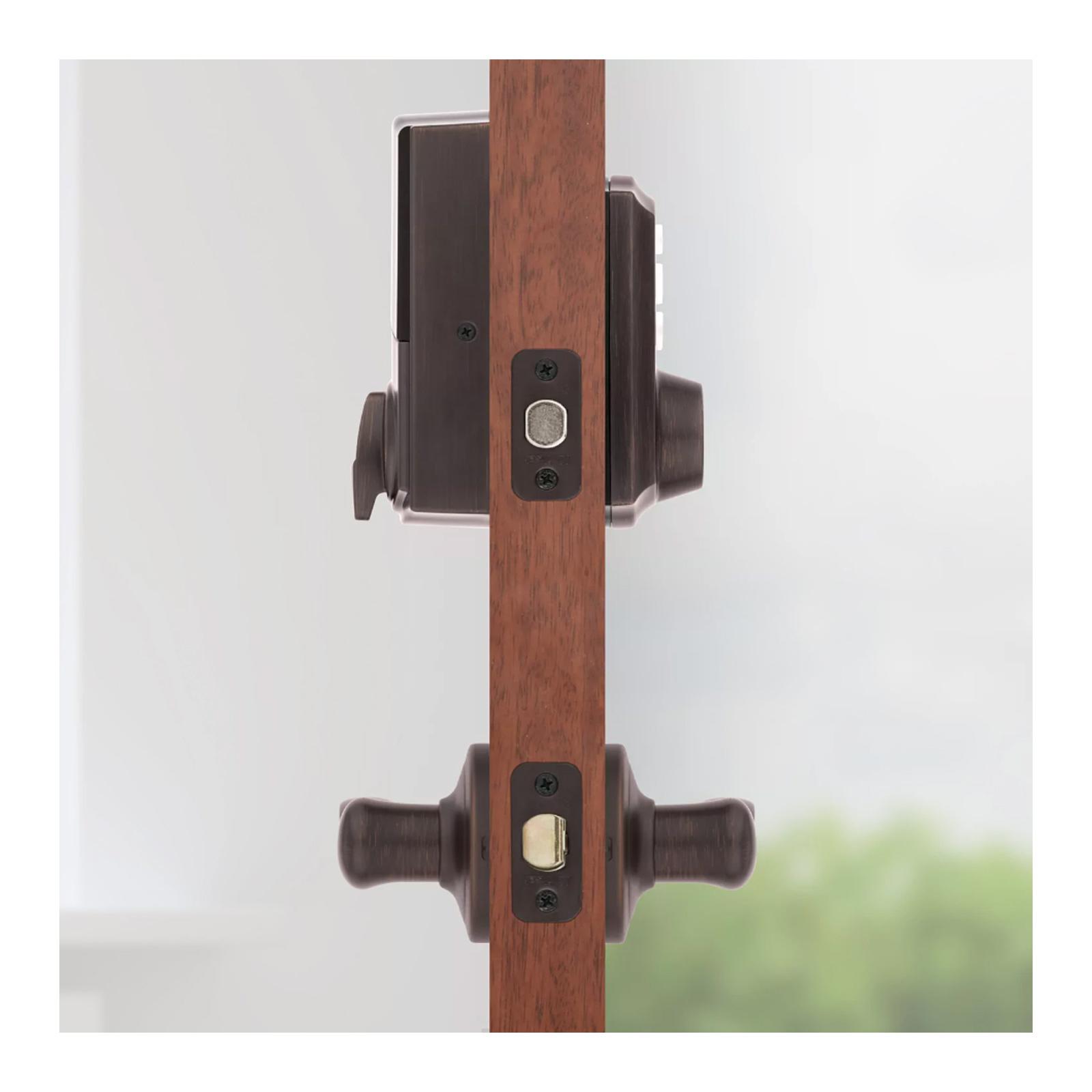 Kwikset Home Connect 620 Smart Lock, Z-Wave 700 Long Range, Traditional with Deadbolt