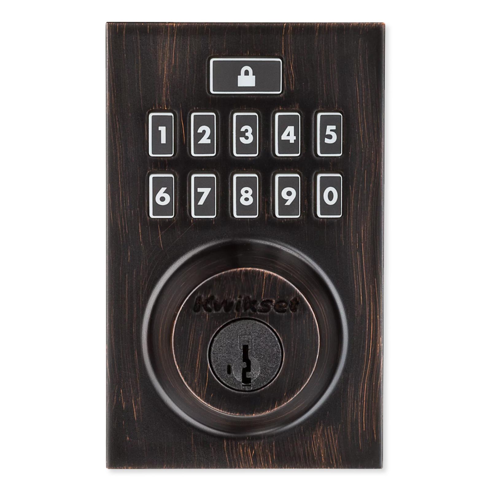 Kwikset SmartCode 914 Zigbee Contemporary Deadbolt with Home Connect