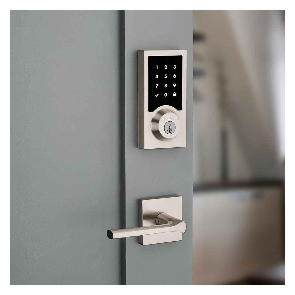 Kwikset Home Connect 918 Touch Screen Smart Lock, Z-Wave, Contemporary with Deadbolt