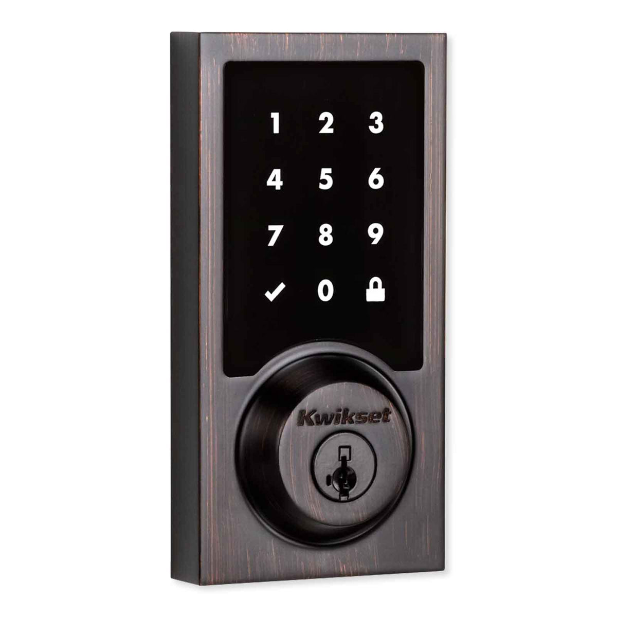 Kwikset Home Connect 918 Touch Screen Smart Lock, Z-Wave, Contemporary with Deadbolt
