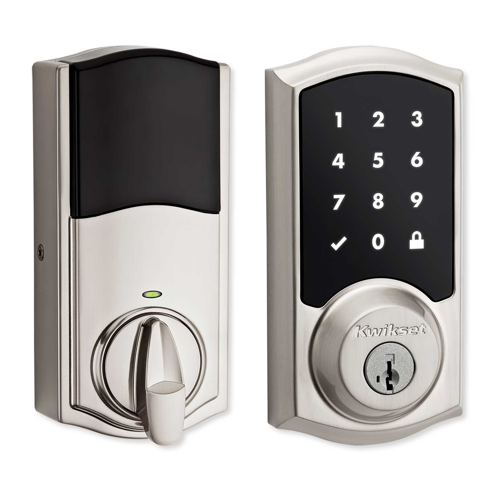 Kwikset Home Connect 918 Touch Screen Smart Lock, Z-Wave, Traditional with Deadbolt