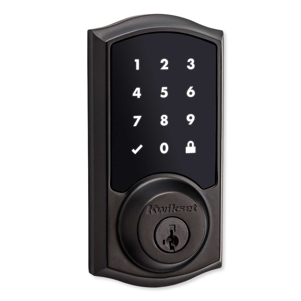 Kwikset Home Connect 918 Touch Screen Smart Lock, Z-Wave, Traditional with Deadbolt