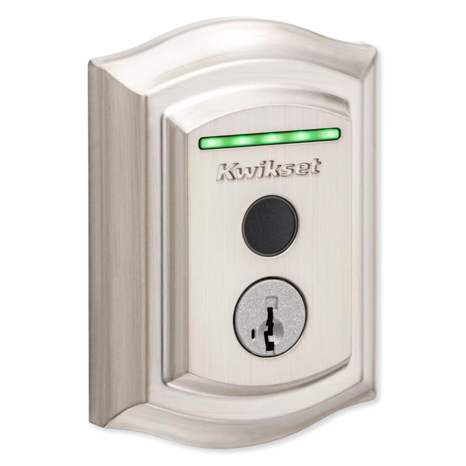 Kwikset Halo Touch Fingerprint Smart Lock, Wi-Fi, Traditional with Deadbolt