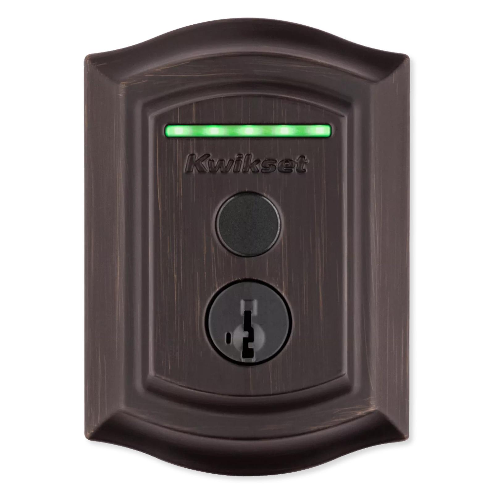 Kwikset Halo Touch Fingerprint Smart Lock, Wi-Fi, Traditional with Deadbolt