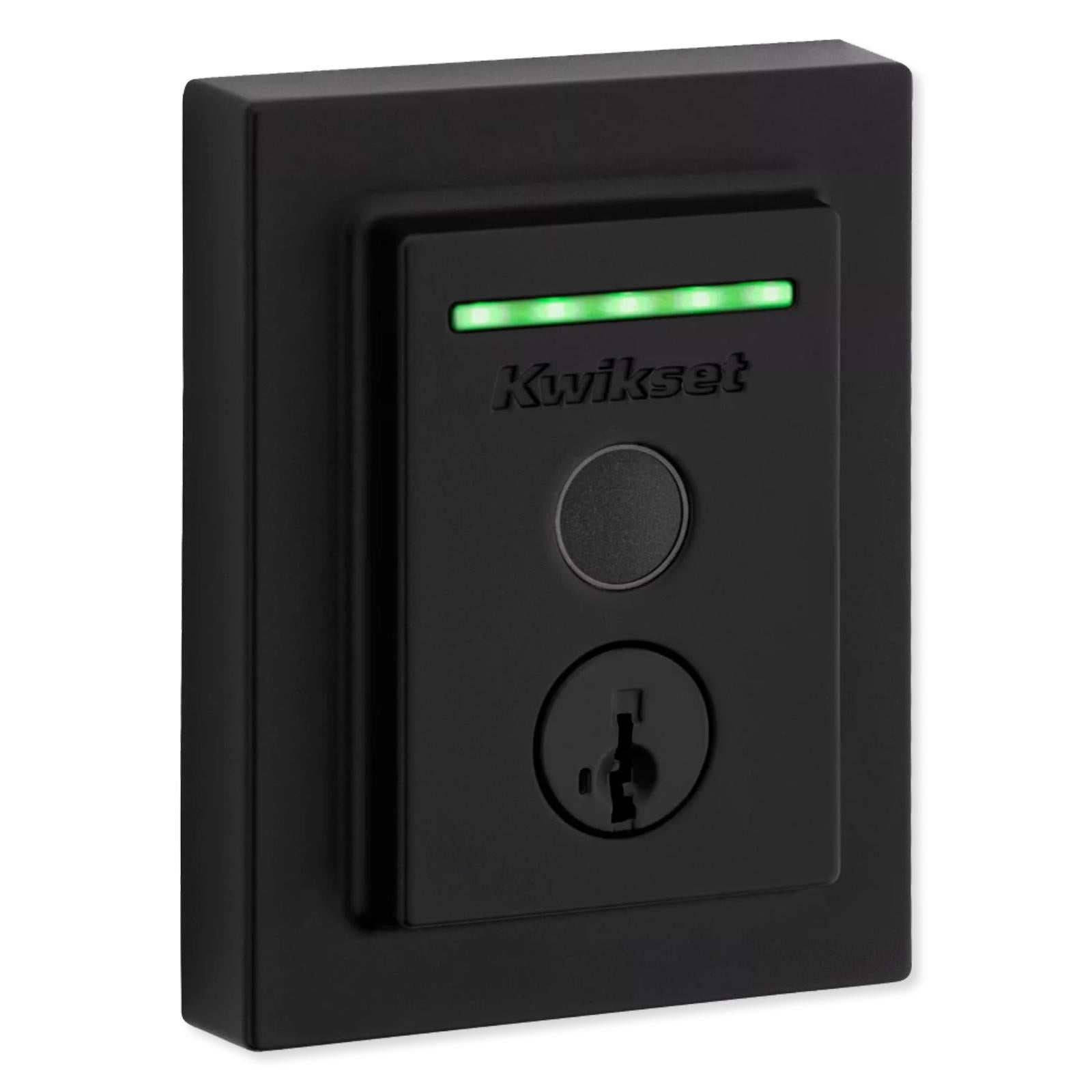 Kwikset Halo Touch Fingerprint Smart Lock, Wi-Fi, Contemporary with Deadbolt