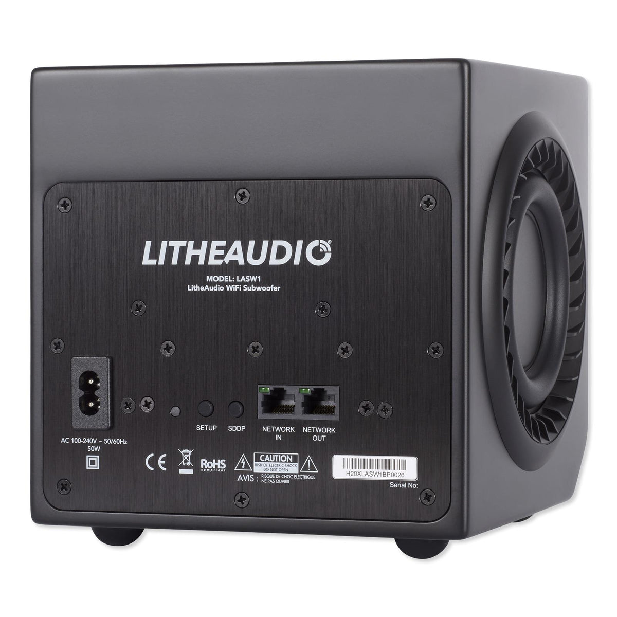 Lithe Audio Wireless Wi-Fi Micro Subwoofer