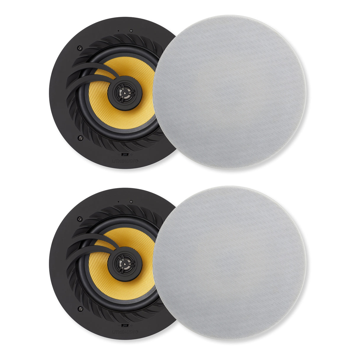 Lithe Audio Bluetooth Wireless 6.5" Ceiling Speaker (2 Master And 2 Passives)