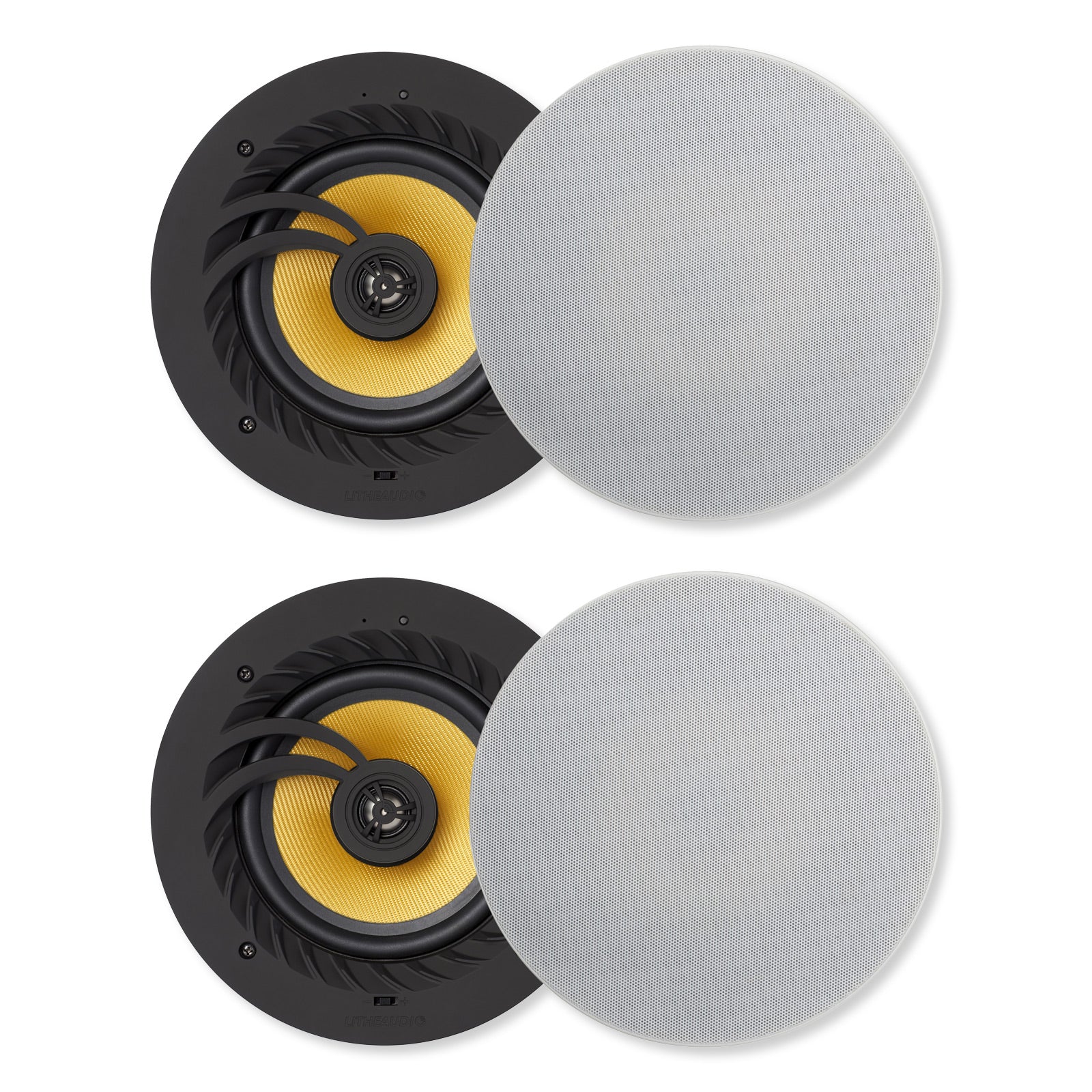 Lithe Audio Bluetooth Wireless 6.5" Ceiling Speaker (2 Master And 2 Passives)