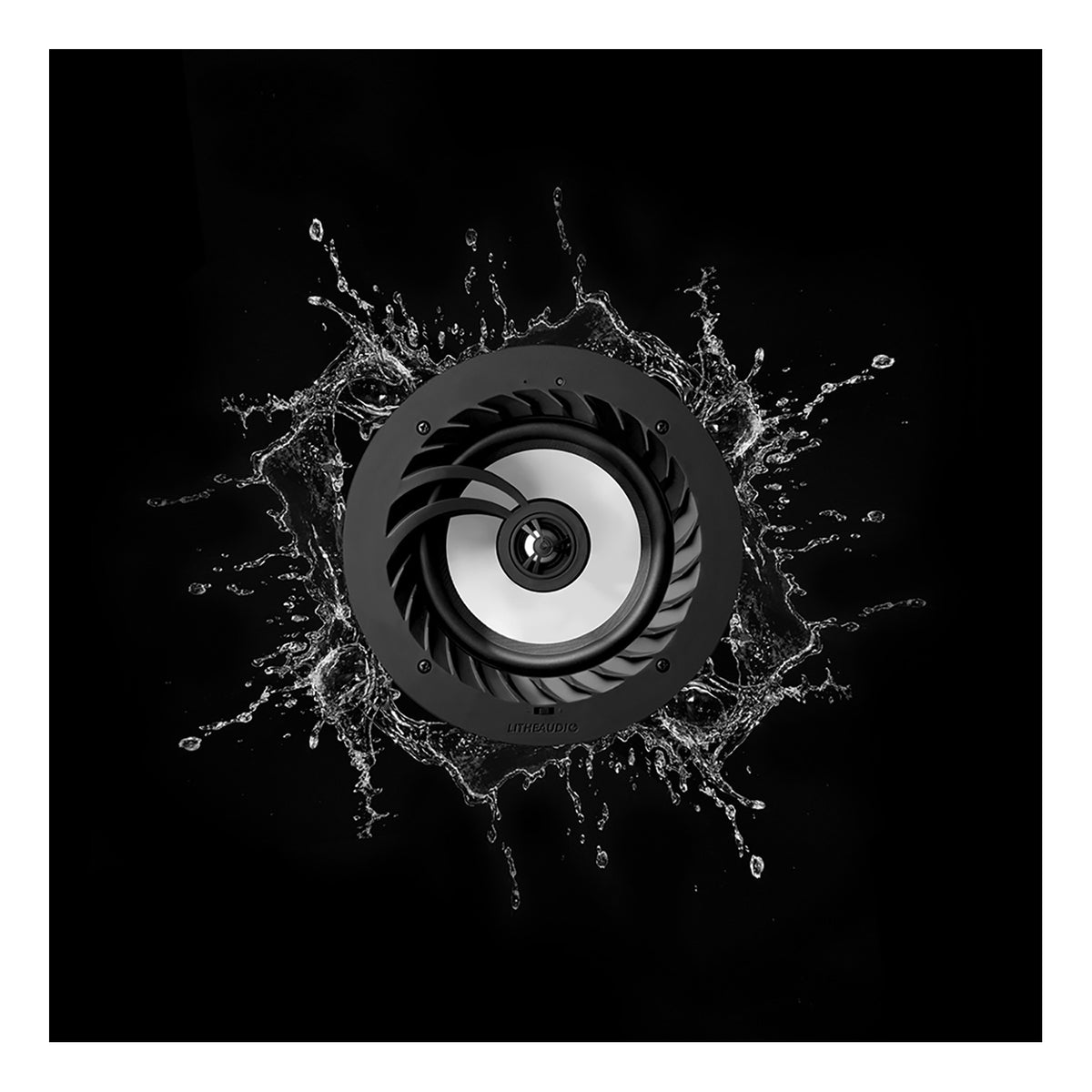 Lithe Audio Bluetooth IP44 Rated Wireless 6.5 In. Ceiling Speaker (1 Master, 1 Passive)