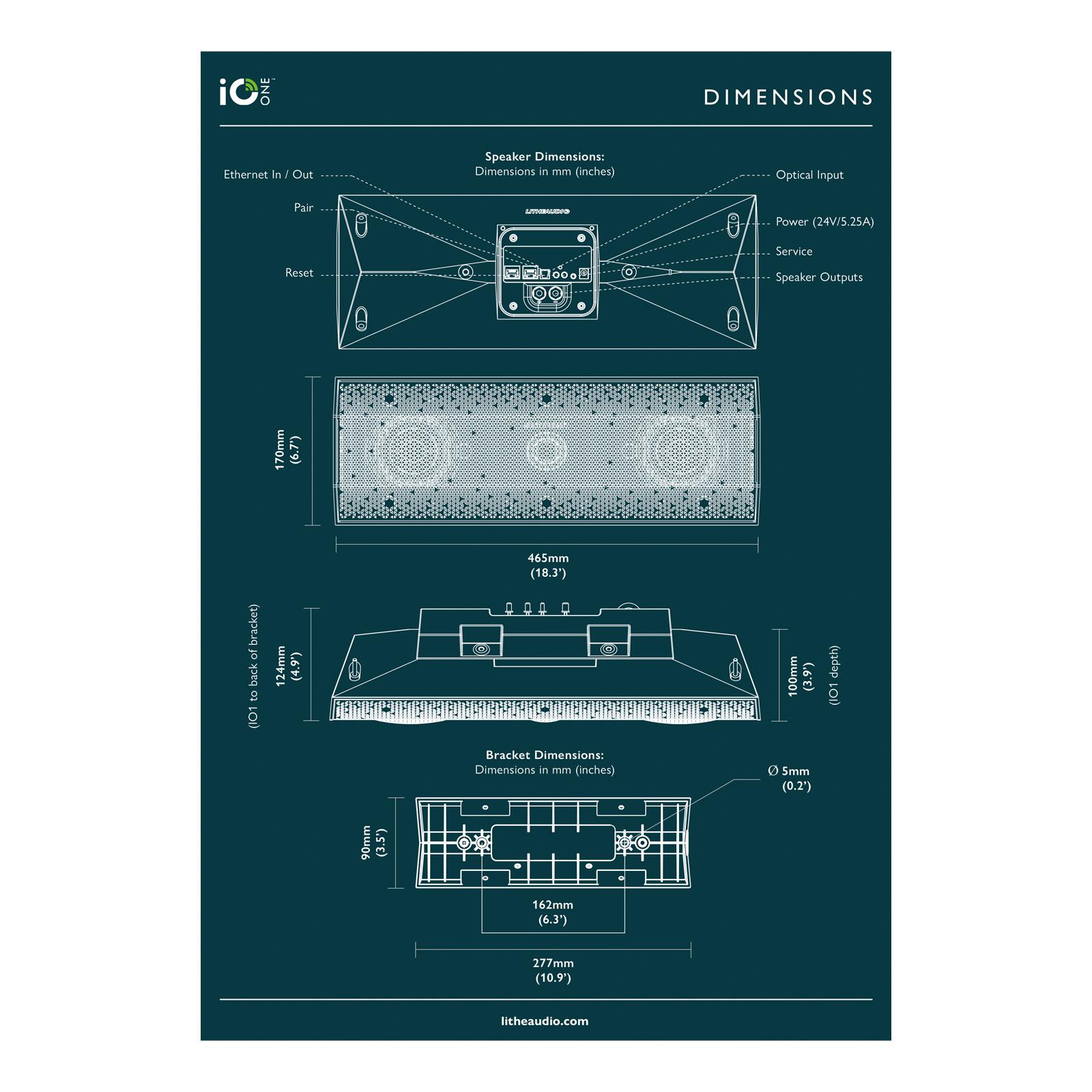 Lithe Audio IO1 WIFI Speaker (SINGLE)