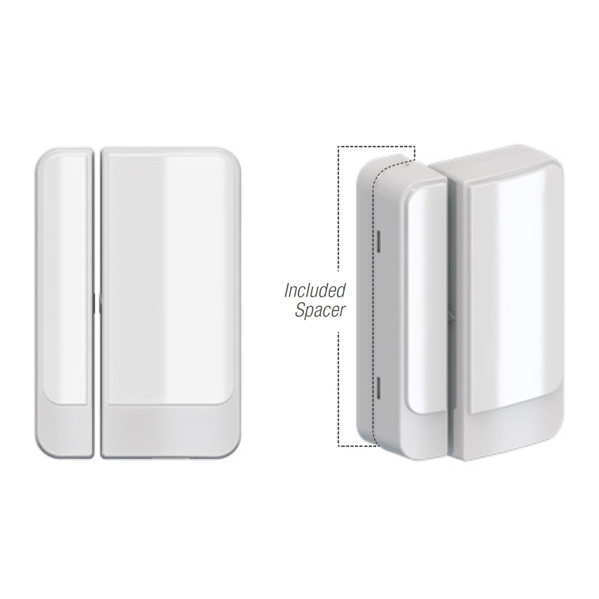 2GIG E+ Indoor Door Window Sensor / 900 MHz / Two-way / White