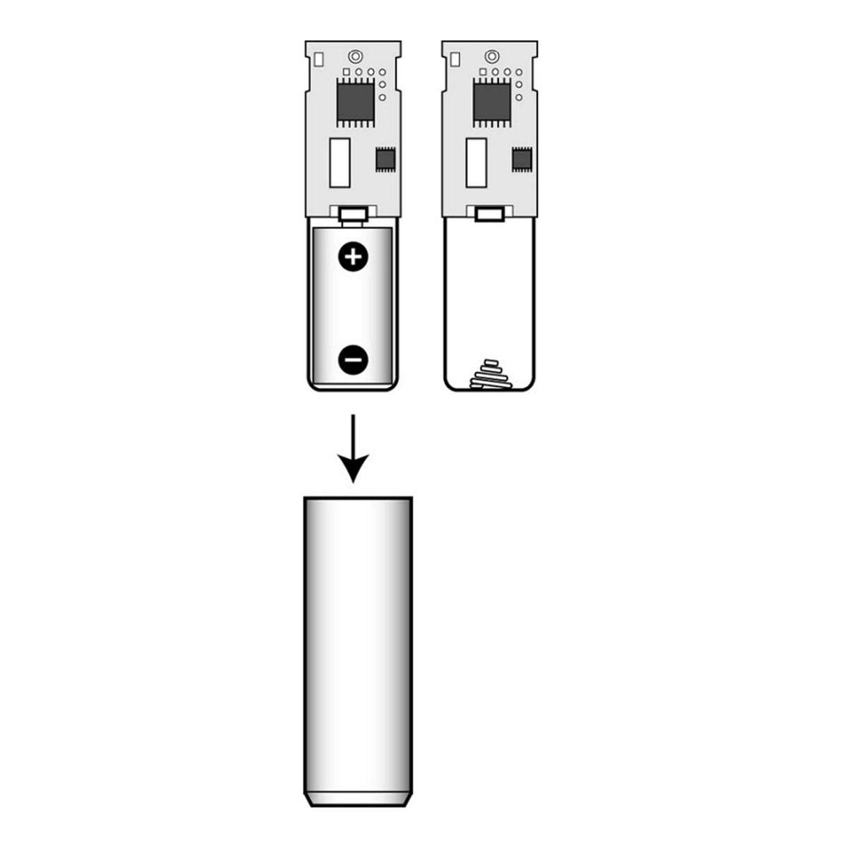 2GIG Wireless Recessed Door Contact (Open Box)