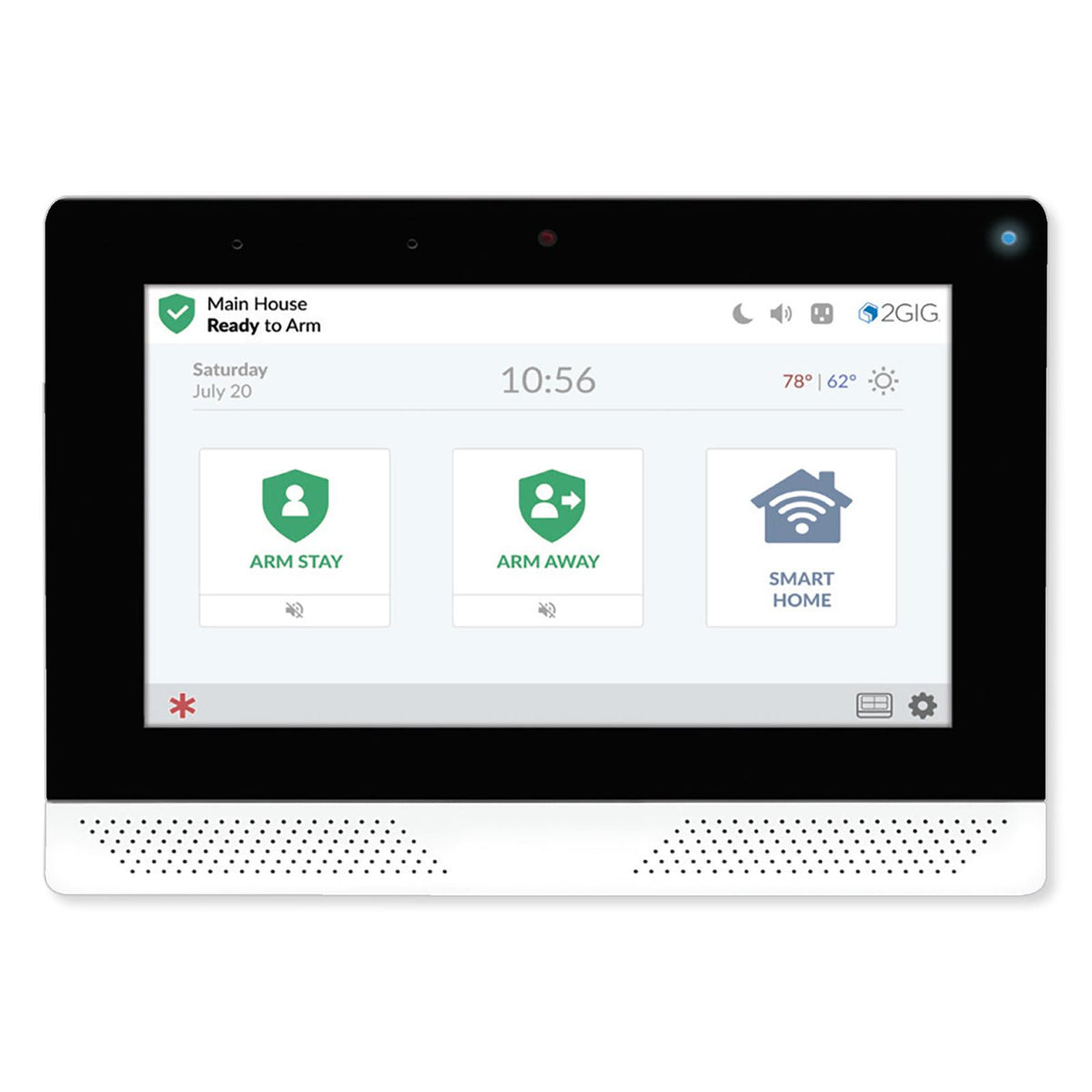 2GIG EDGE Security Panel with 7" Touchscreen, AT&amp;T Version