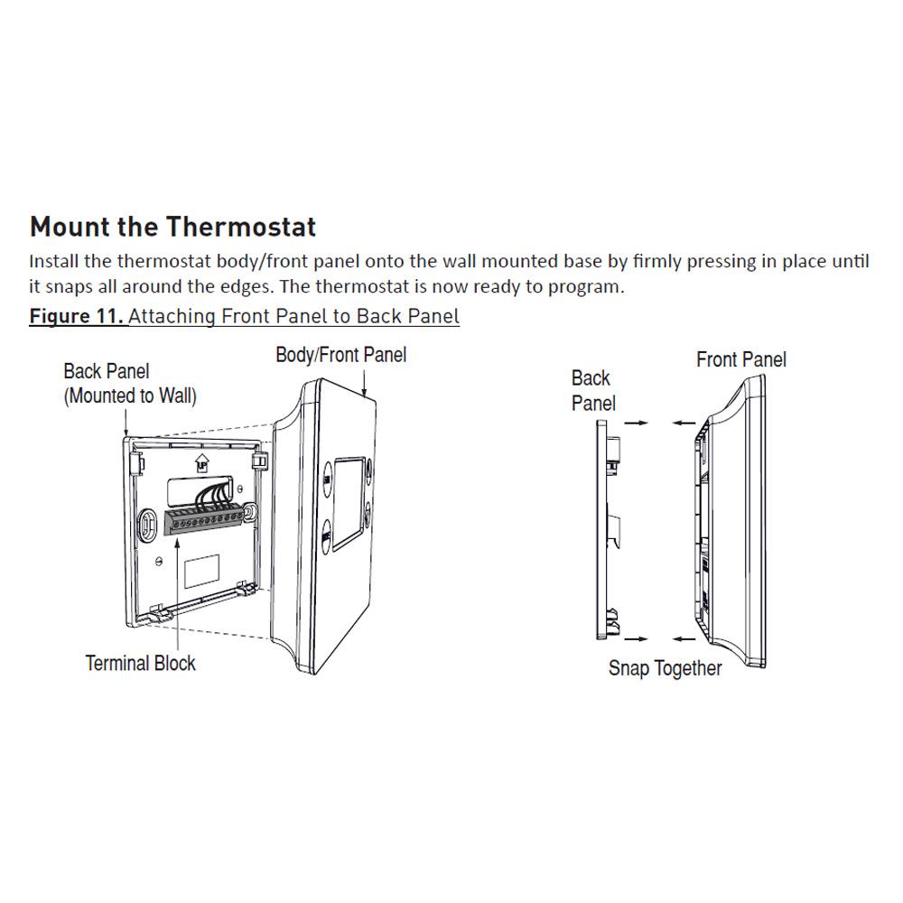 2GIG Z-Wave 700 Programmable Thermostat