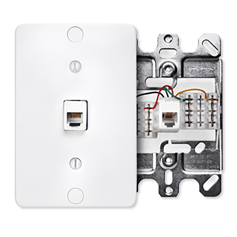 Leviton 4-Conductor/6-Position Quick-Connect Phone Jack