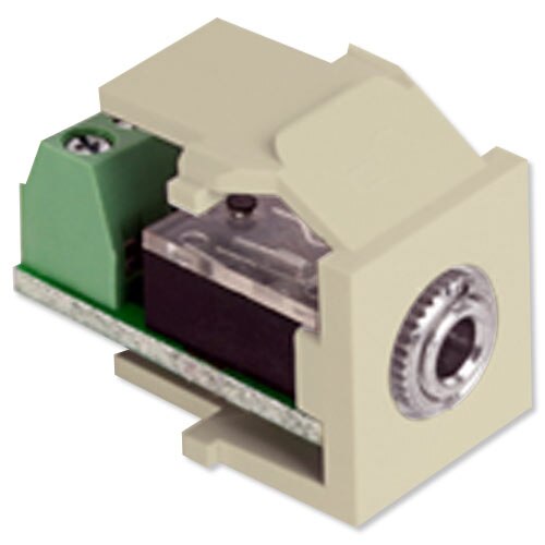 Leviton QuickPort 3.5mm Stereo Snap-In Connector