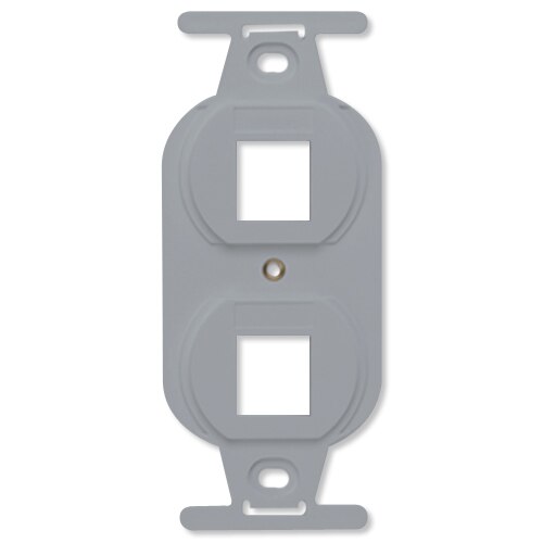 Leviton QuickPort Duplex 106 Decora Insert, 2-Port