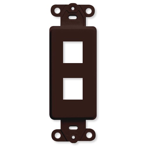 Leviton QuickPort Decora Insert, 2-Port