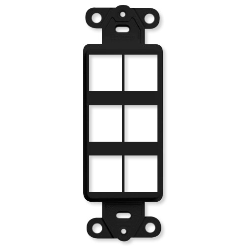 Leviton QuickPort Decora Insert, 6-Port