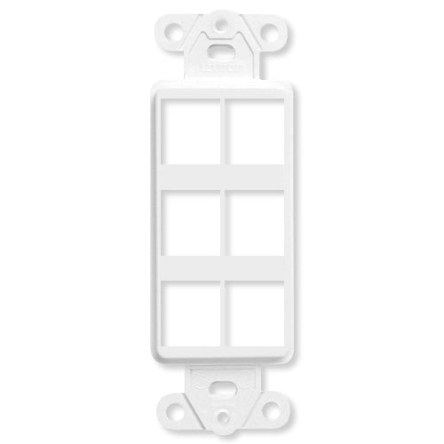 Leviton QuickPort Decora Insert, 6-Port
