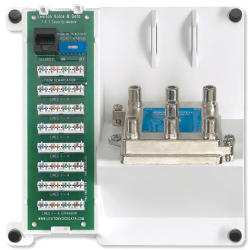 Leviton Compact Telephone Security & Video Panel