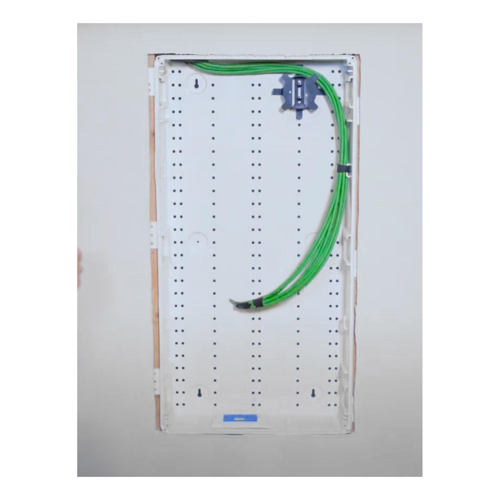 Leviton Wireless Plastic Structured Media Enclosure, No Cover, 28-In