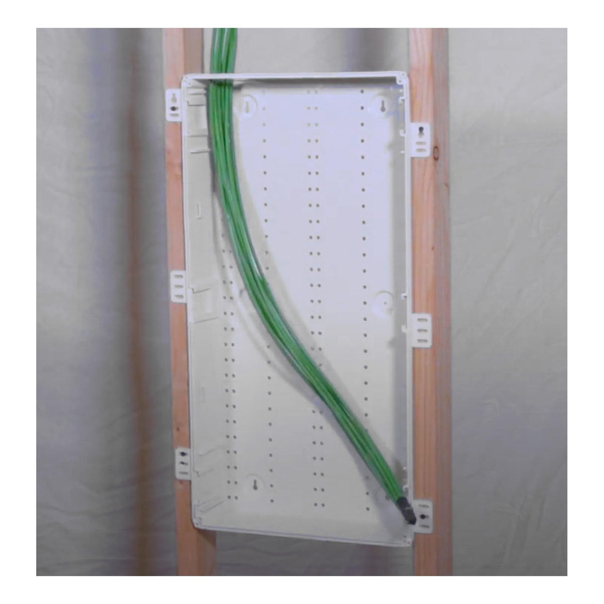 Leviton Wireless Plastic Structured Media Enclosure, No Cover, 28-In