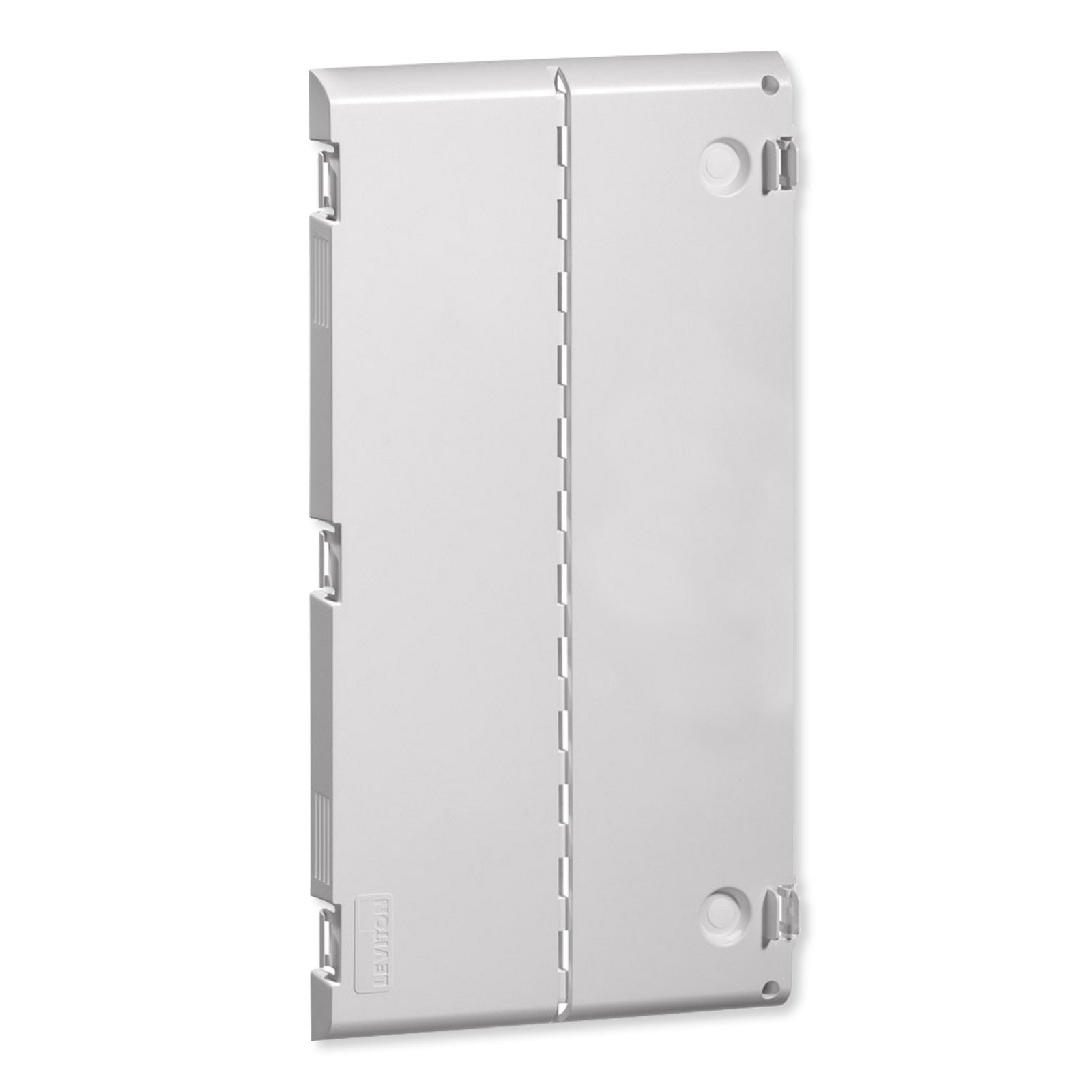 Leviton Vented Hinged Door, 6 Pack, Plastic,  White