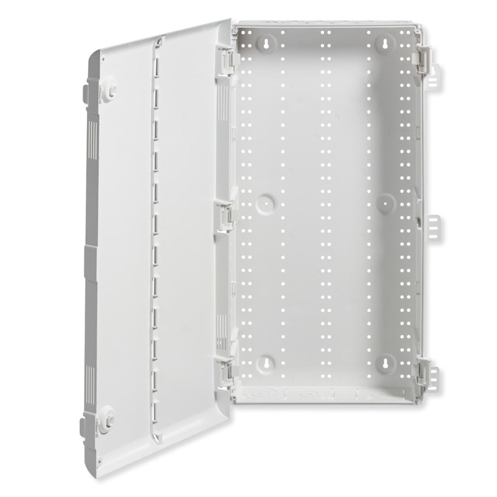 Leviton Wireless Plastic Structured Media Enclosure with Vented Hinged Door