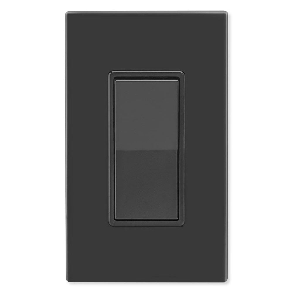 Leviton Decora Rocker Single-Pole AC Quiet Switch, 15A, 120/277V