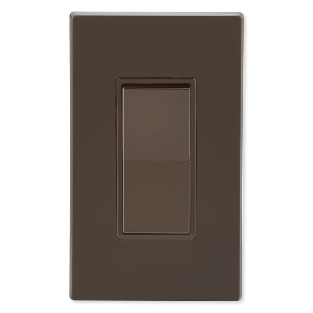 Leviton Decora Rocker Single-Pole AC Quiet Switch, 15A, 120/277V