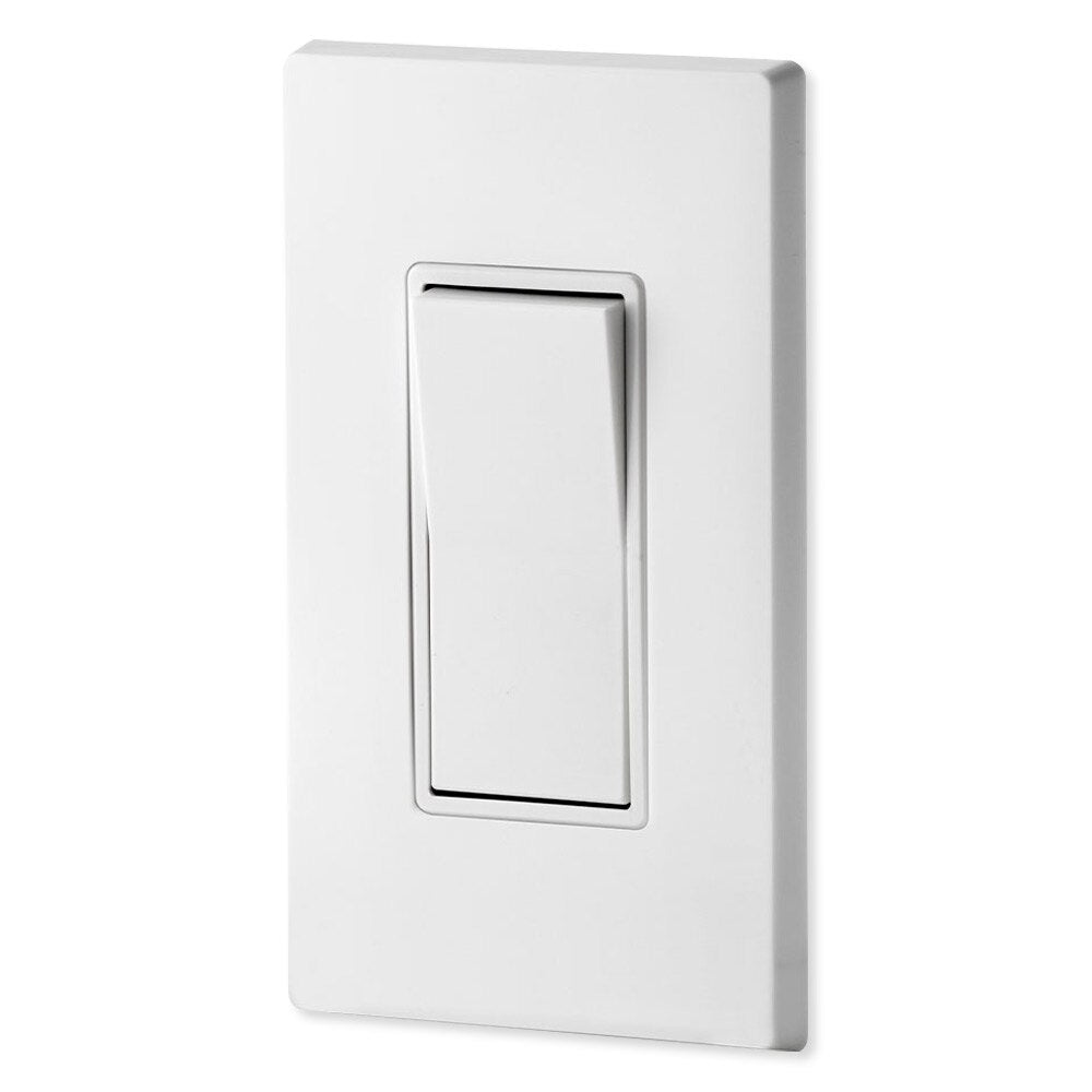 Leviton Decora Rocker Single-Pole AC Quiet Switch, 15A, 120/277V