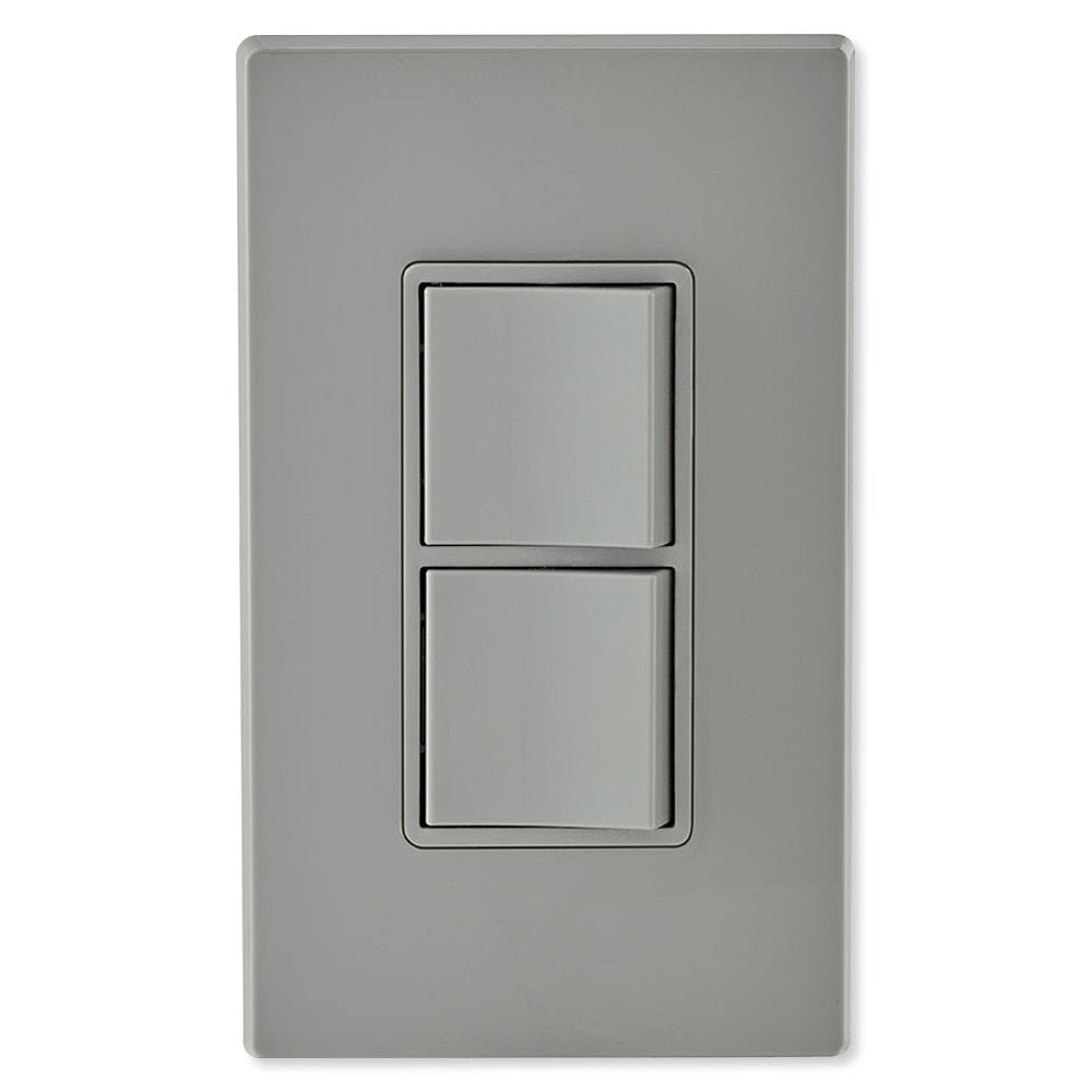 Leviton Decora Combination Wall Switch (Dual Switch)