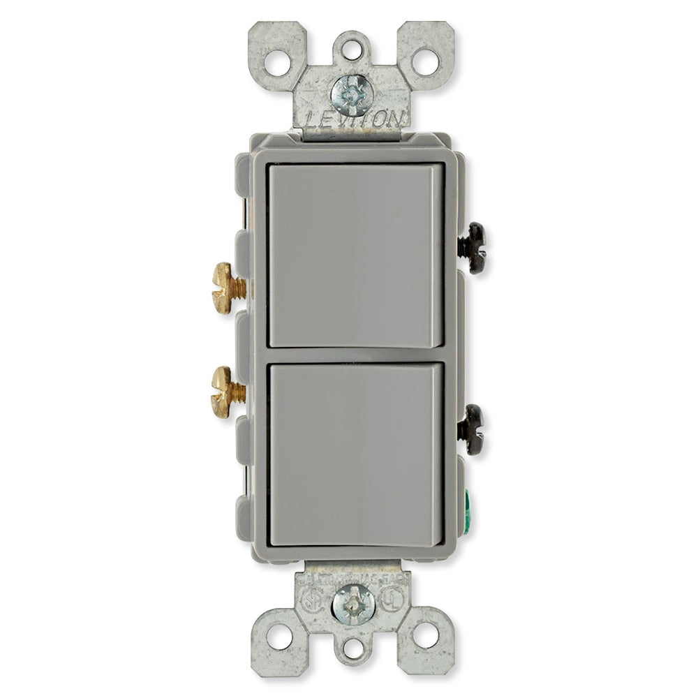 Leviton Decora Combination Wall Switch (Dual Switch)