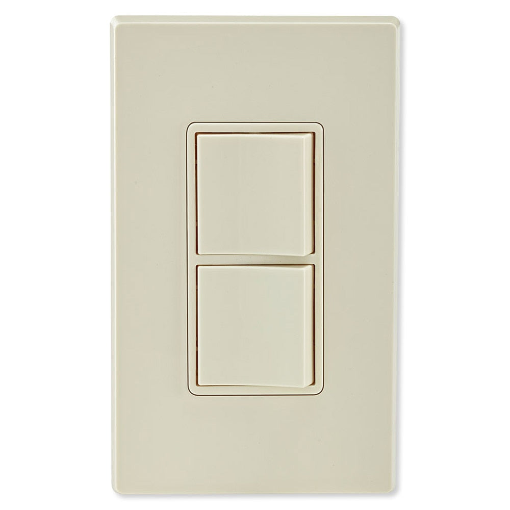 Leviton Decora Combination Wall Switch (Dual Switch)