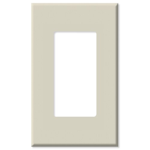 Leviton Decora Plus Screwless Snap-On Wallplate, 1-Gang