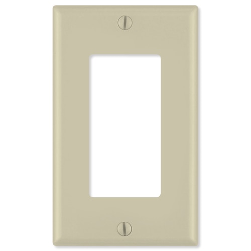Leviton Decora Wallplate, 1-Gang