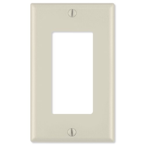 Leviton Decora Wallplate, 1-Gang