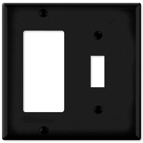 Leviton Combination Wallplate (1 Decora & 1 Toggle)