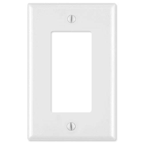 Leviton Decora Wallplate, 1-Gang, Midway Size
