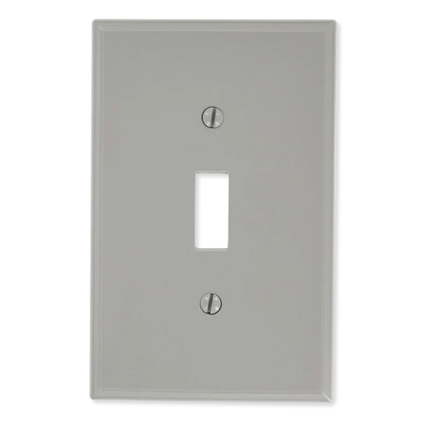 Leviton 2-Gang Toggle Device Switch Wallplate, Standard Size