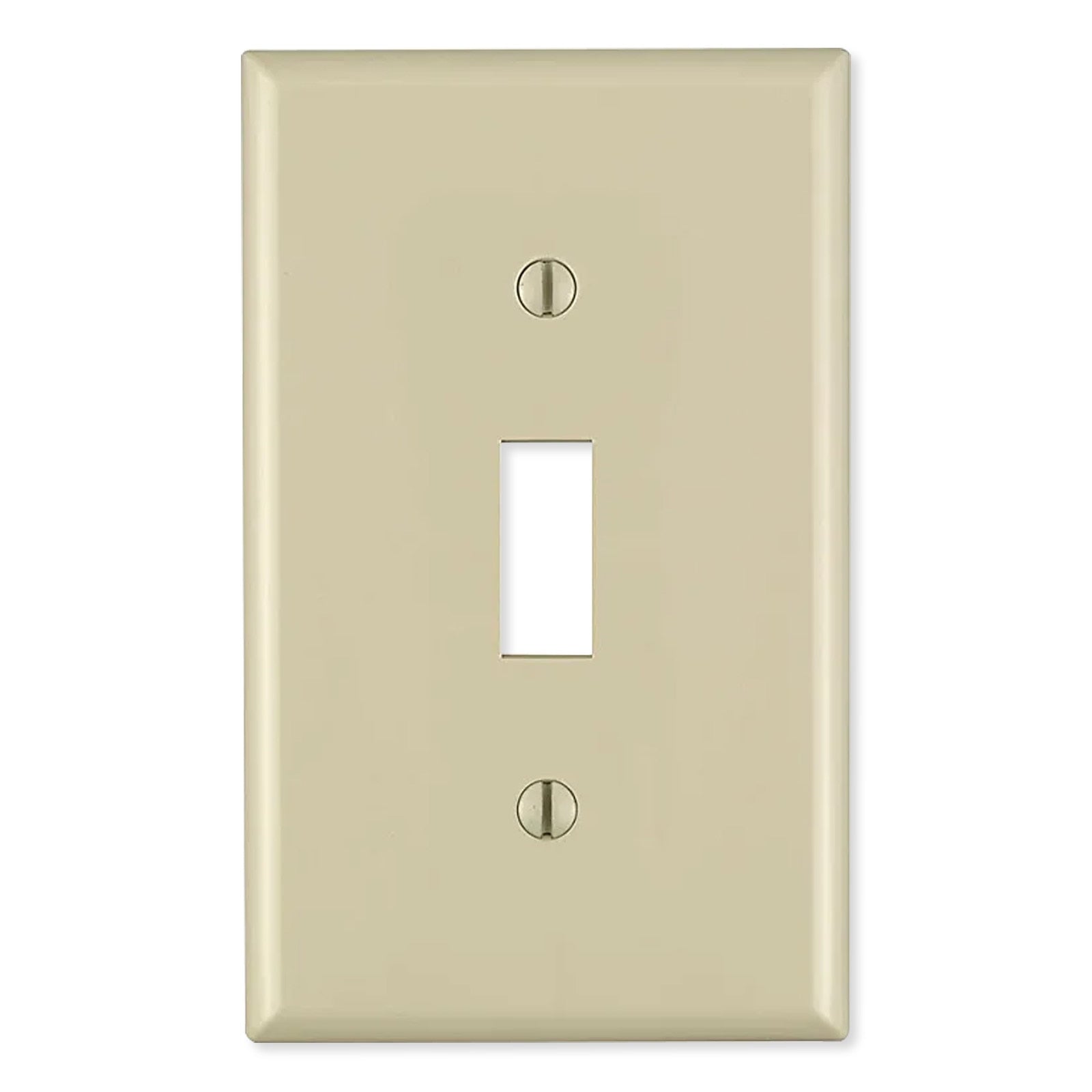 Leviton 1-Gang Toggle Device Switch Wallplate, Standard Size