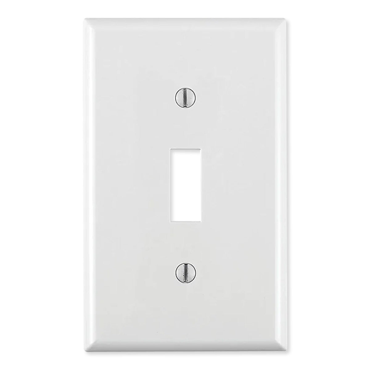 Leviton 2-Gang Toggle Device Switch Wallplate, Standard Size